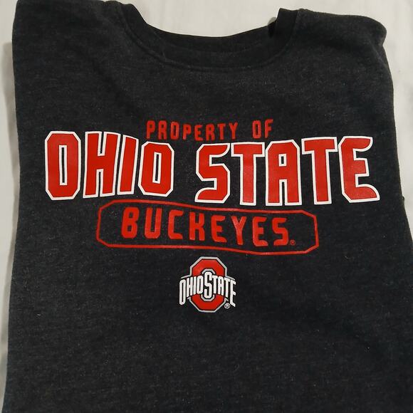 OHIO STATE VARSITY AUTHENTIC APPAREL Medium Buckeyes Crew Neck Sweatshirt - Picture 10 of 10